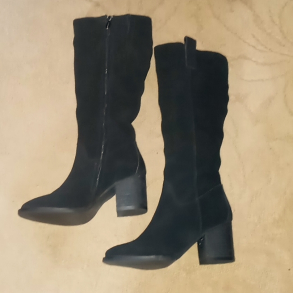 Natalya Suede Waterproof Zip Up Boots